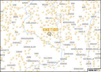 map of Khetiān