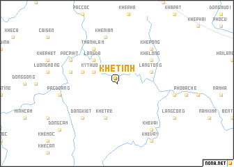 map of Khê Tinh