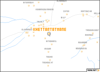 map of Khettart Atmane