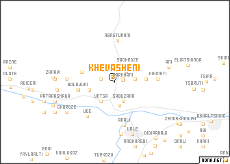 map of Khevasheni