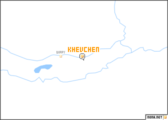 map of Khevchen