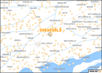 map of Khewewāla