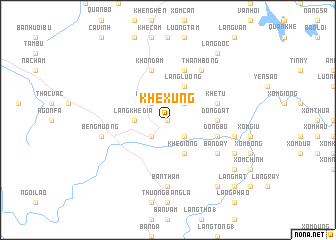 map of Khê Xung