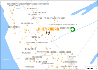 map of Kheyrābād