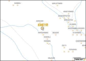 map of Kheyr