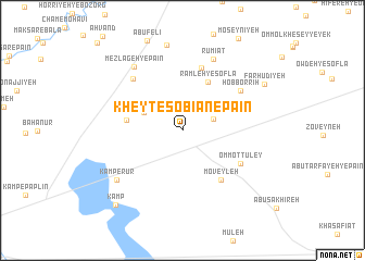 map of Kheyţ-e Şobīān-e Pāʼīn