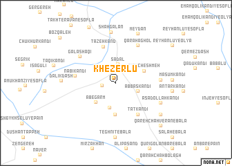 map of Khezerlū
