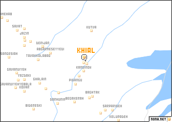 map of Khīāl