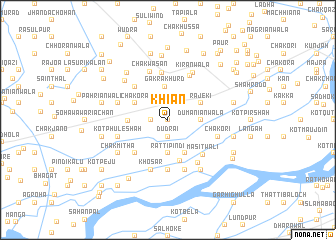 map of Khiān