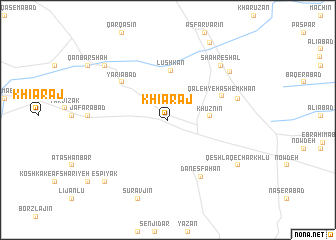 map of Khīāraj