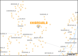 map of Khiārewāla