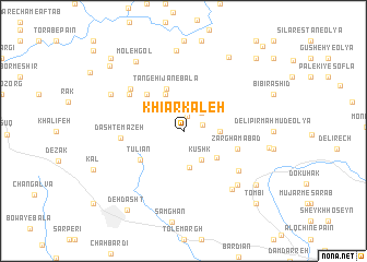 map of Khīār Kāleh