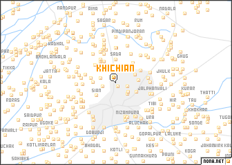 map of Khichīān