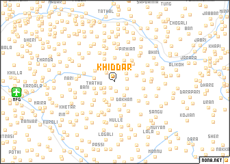 map of Khīddar