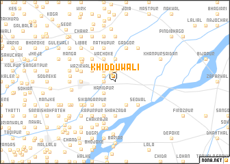 map of Khiddūwāli