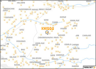 map of Khiddu