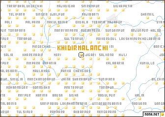 map of Khidir Mālanchi