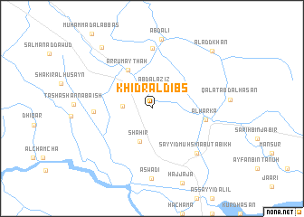 map of Khiḑr Āl Dibs