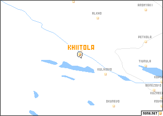map of Khiitola