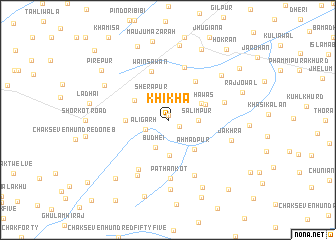 map of Khīkha