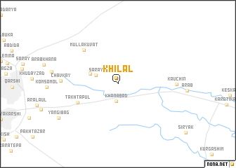 map of Khilal