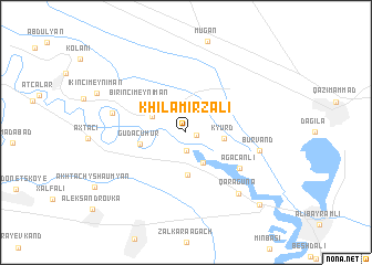 map of Khila Mirzali