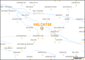 map of Khilchitse