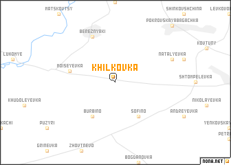 map of Khilʼkovka
