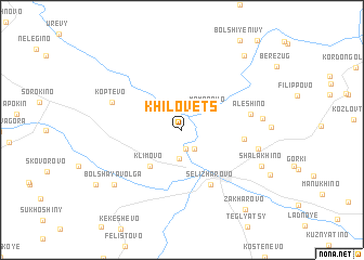 map of Khilovets