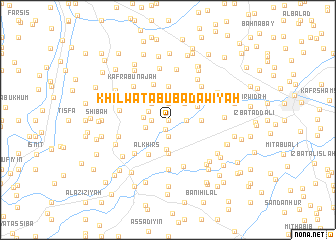 map of Khilwat Abū Badawīyah