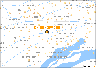 map of Khima Har Sahāi