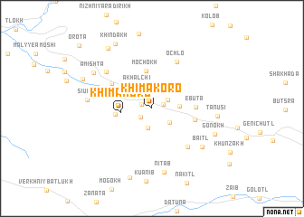 map of Khimakoro