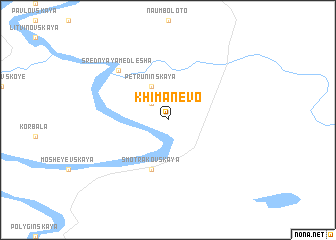 map of Khimanevo