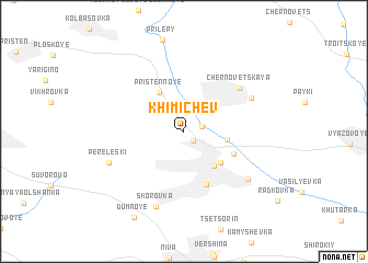 map of Khimichëv