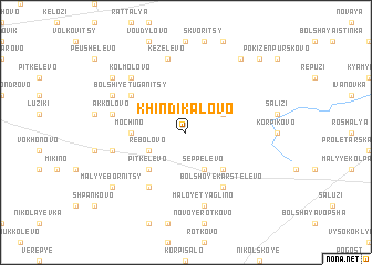 map of Khindikalovo