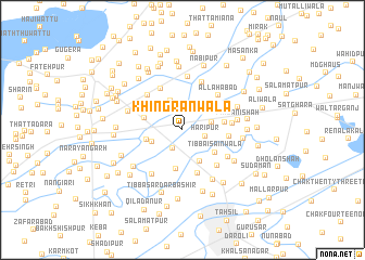 map of Khingrānwāla