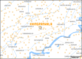 map of Khingrānwāla