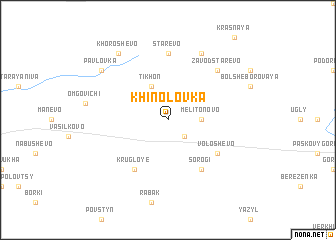 map of Khinolovka