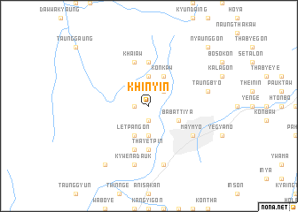 map of Khinyin