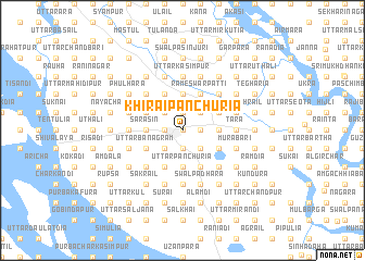 map of Khirāi Pānchuria