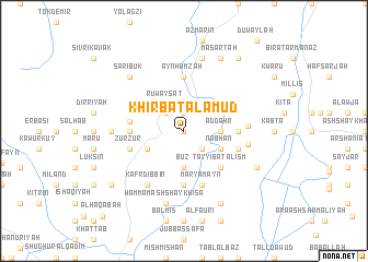 map of Khirbat al ‘Āmūd