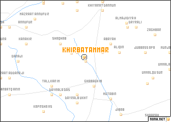 map of Khirbat ‘Ammār
