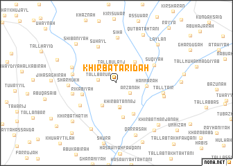 map of Khirbat ‘Arīḑah