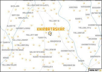 map of Khirbat ‘Askar