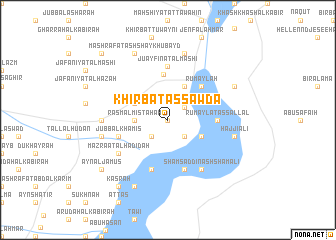 map of Khirbat as Sawdāʼ