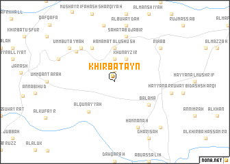 map of Khirbat ‘Ayn