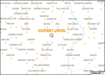 map of Khirbat Jamal