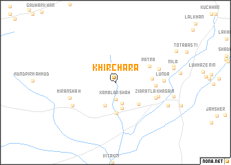 map of Khīr Chara