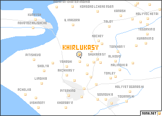 map of Khirlukasy