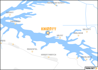 map of Khirnyy